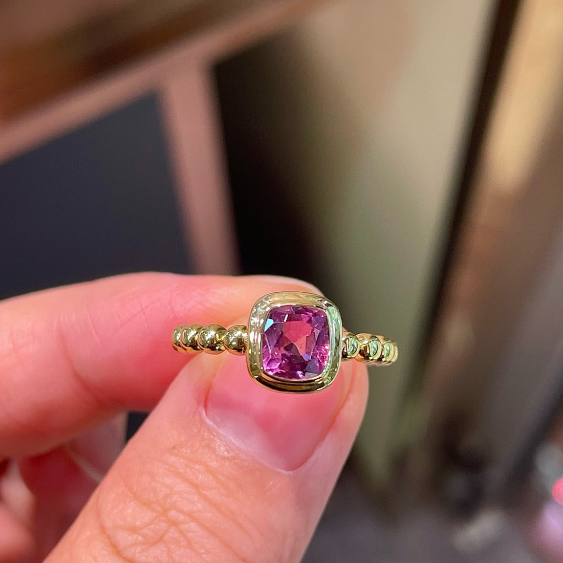 14k Gold 1.14 Ct Natural Spinel Ring - 2