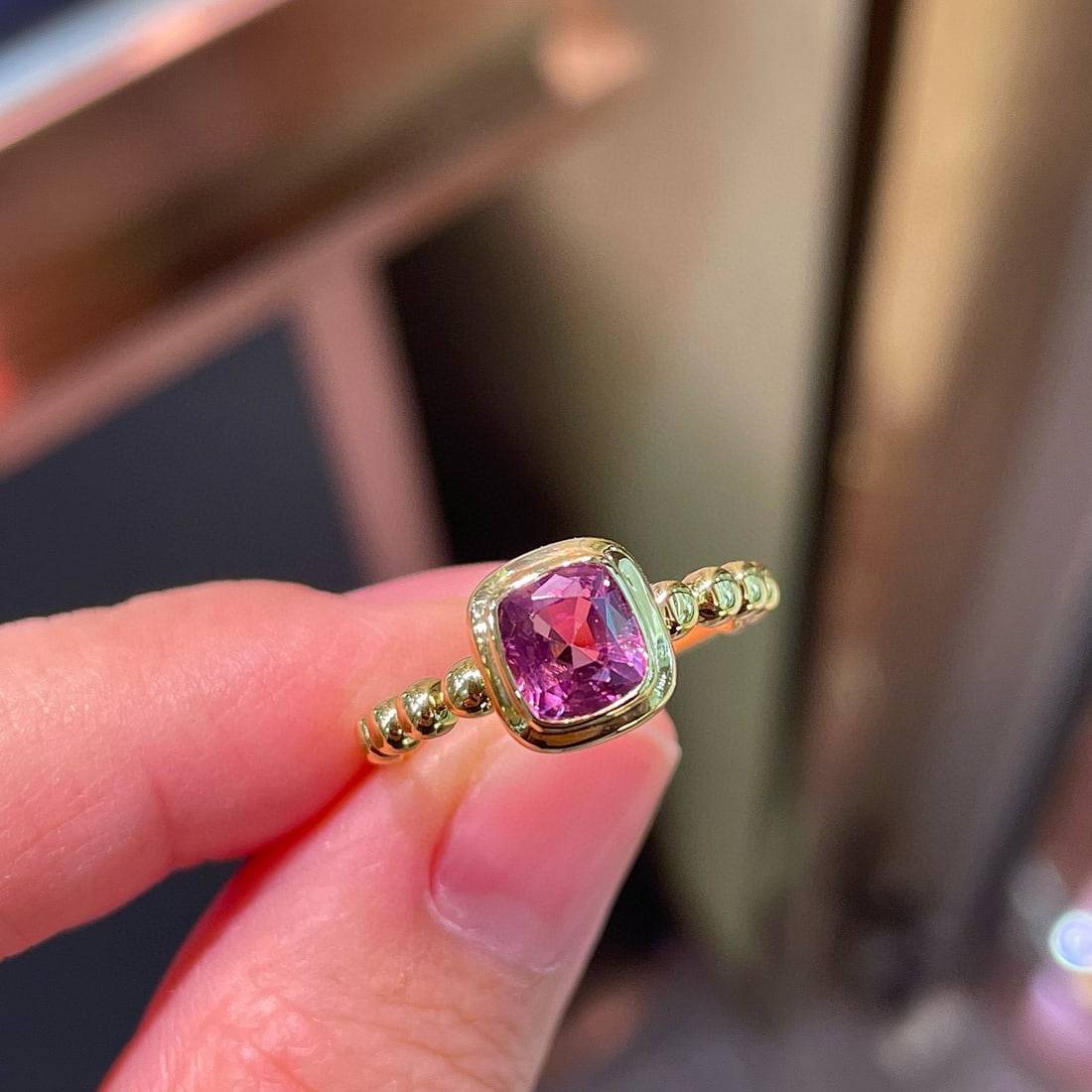 14k Gold 1.14 Ct Natural Spinel Ring - 3