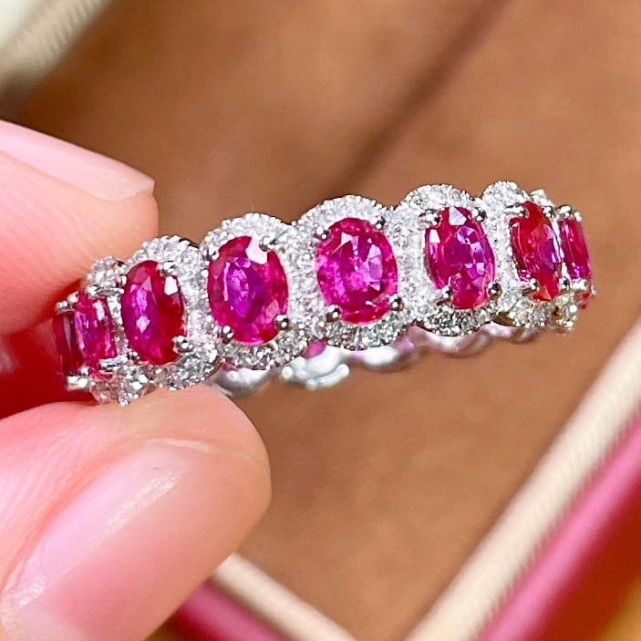 14k Gold 2.73 Ct Natural Ruby & Diamond Ring (1 of 5)