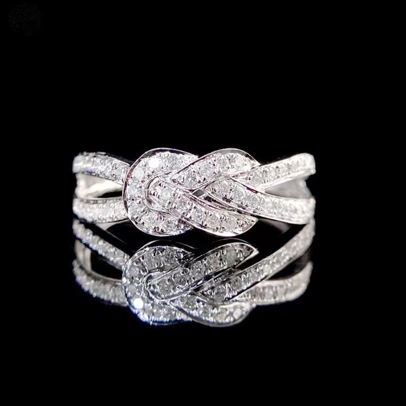 14k Gold 0.3 Ct Natural H Diamond Ring (1 of 6)