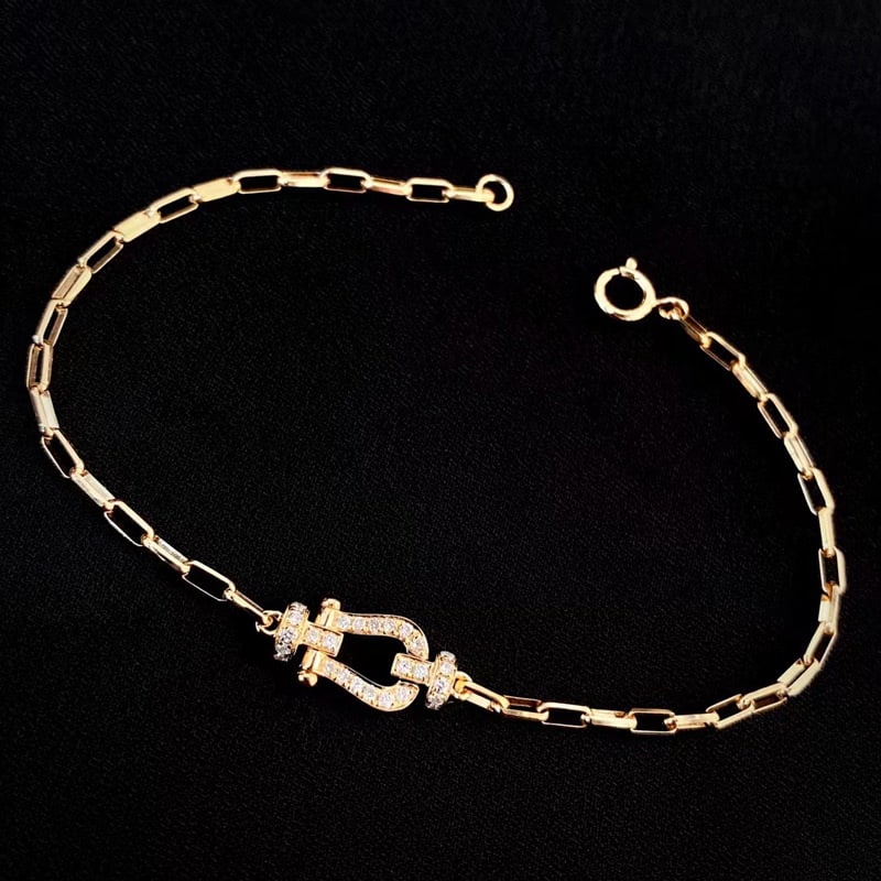 14k Gold 0.17 Ct Natural H Diamond Bracelet (1 of 3)