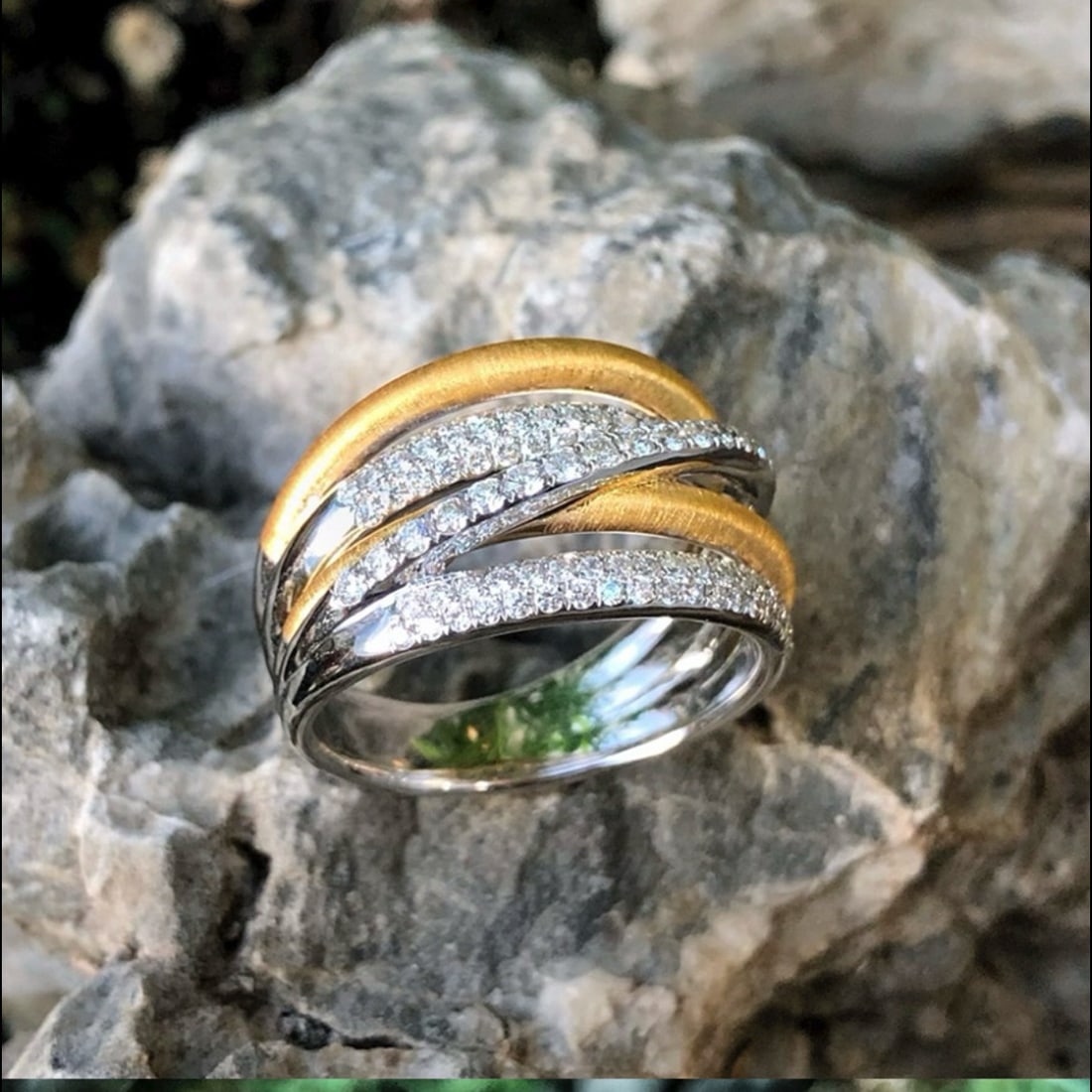 14k Gold 0.64 Ct Natural H Diamond Ring (1 of 5)