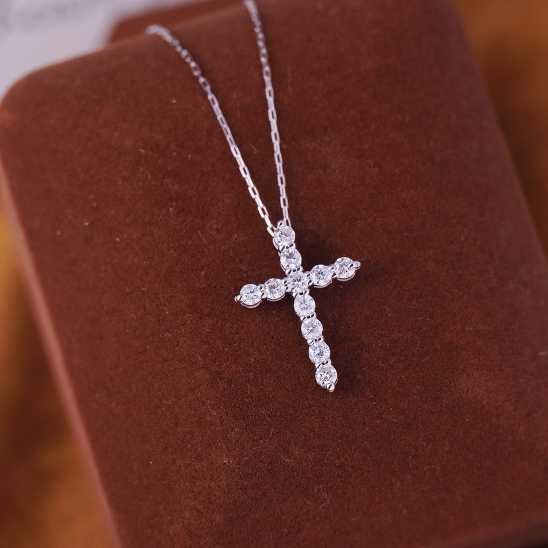 14K GOLD 0.5 CT NATURAL H DIAMOND NECKLACE (1 of 1)