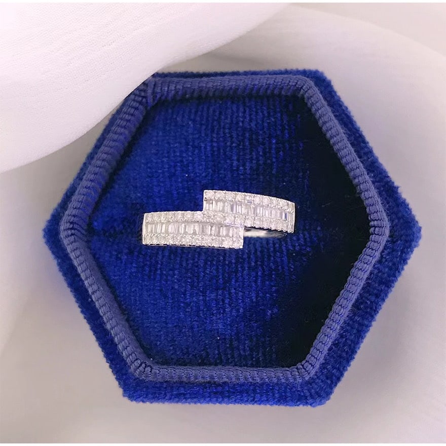 14K GOLD 0.35 CT NATURAL H DIAMOND RING (1 of 1)