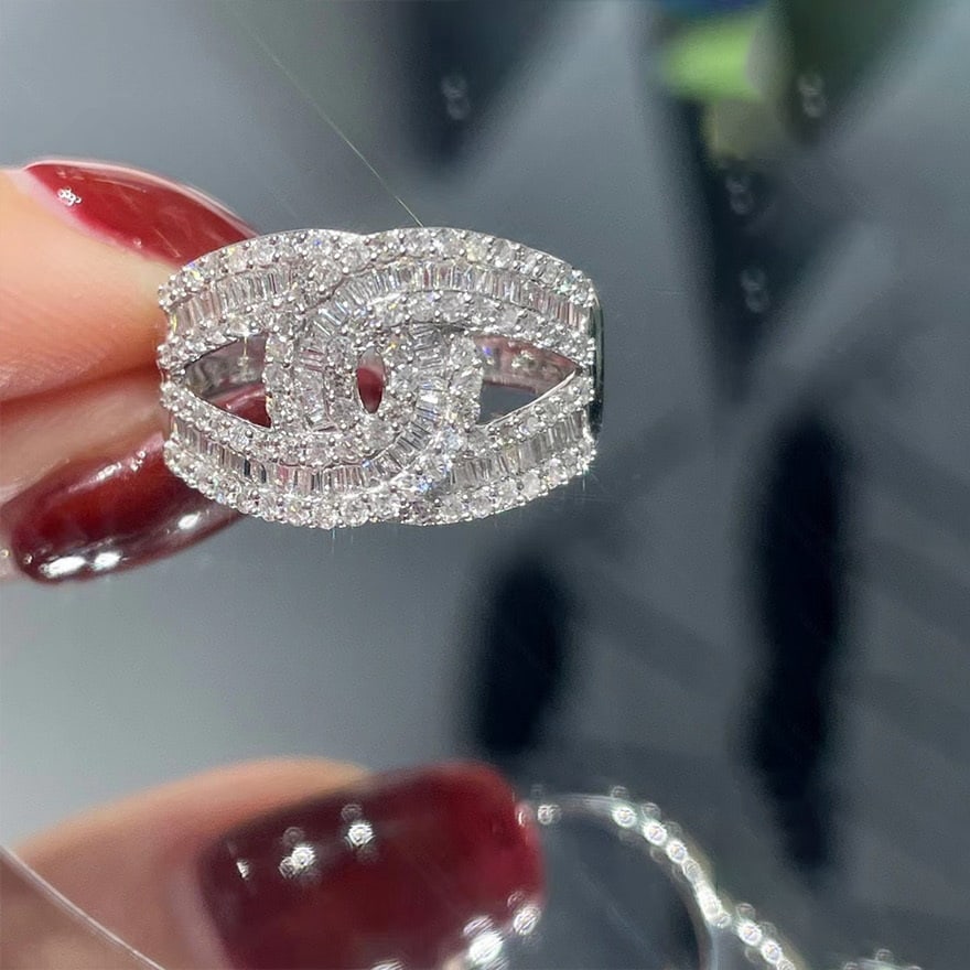 14K GOLD 0.75 CT NATURAL H DIAMOND RING (1 of 1)