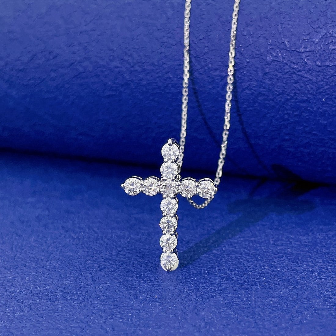 14k Gold 1.09 Ct Natural H Diamond Necklace: Ref:231086079 // gold content:14k gold // main gemstone:diamond // shape:round // carat weight:1. 09ct // clarity grade:vs-si // color:h // treatment:natural // cut grade:g // Condition: NewLow