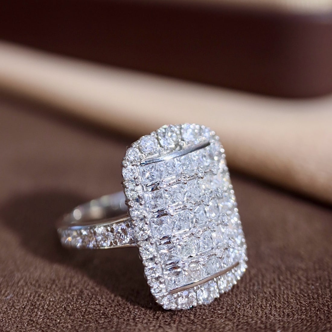 14k Gold 2 Ct Natural H Diamond Ring - 6