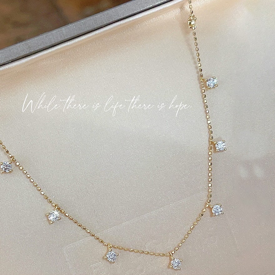 14k Gold 0.7 Ct Natural H Diamond Necklace: Ref:231086344 // gold content:14k gold // main gemstone:diamond // shape:round // carat weight:0. 7ct // clarity grade:vs-si // color:h // treatment:natural // cut grade:g // Condition: NewLow