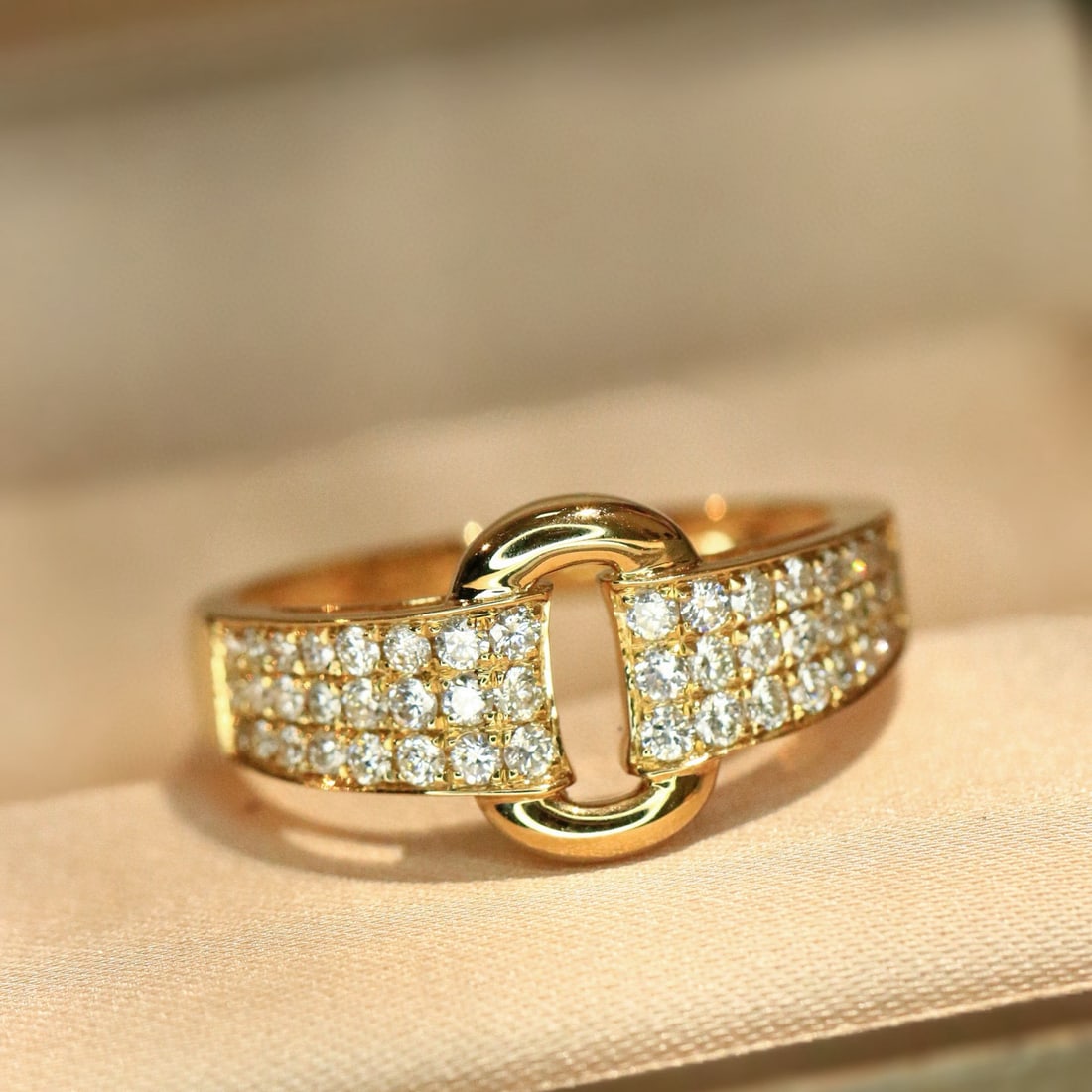 14k Gold 0.5 Ct Natural H Diamond Ring - 5