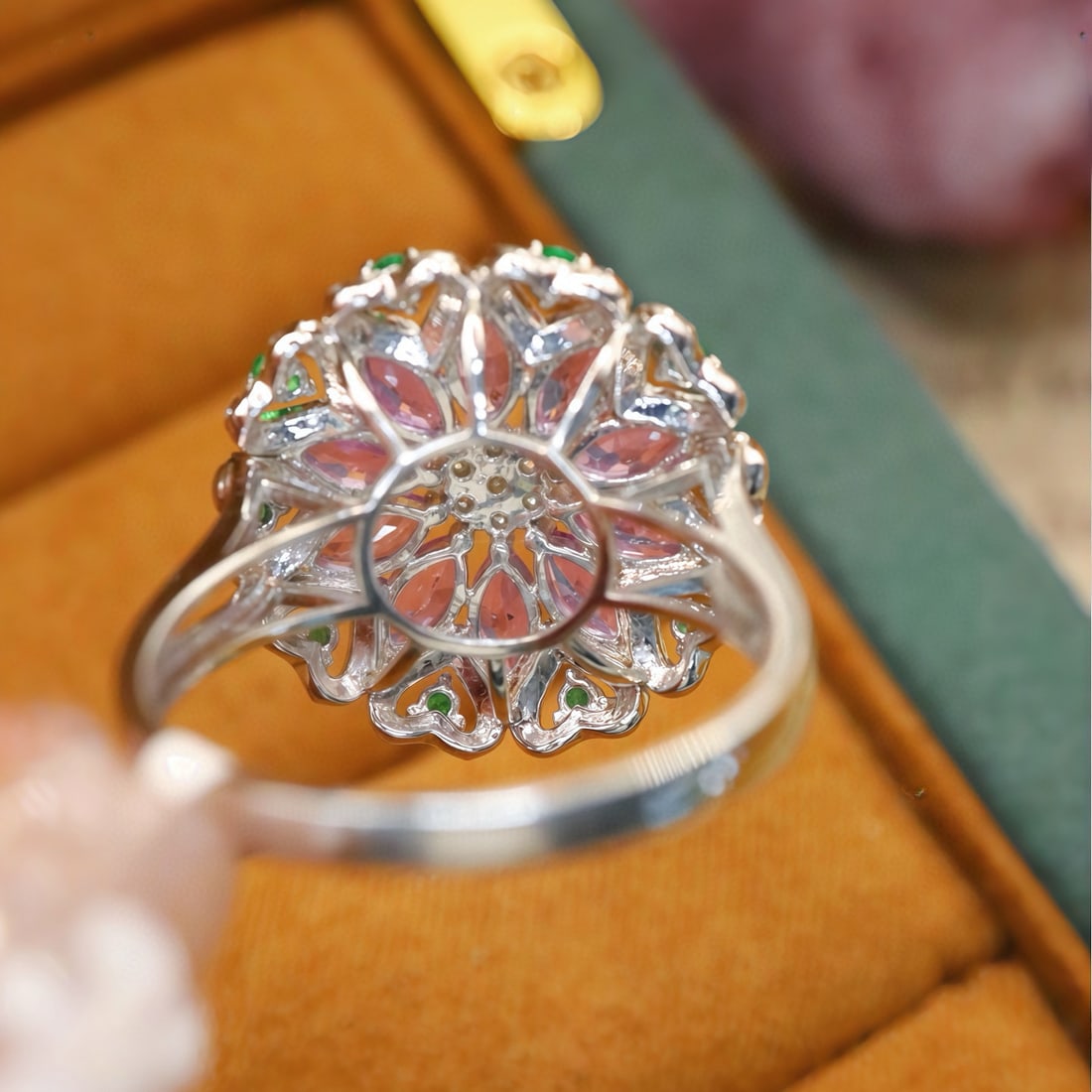 14k Gold 2.34 Ctw Natural Sapphire & Diamond Ring - 5