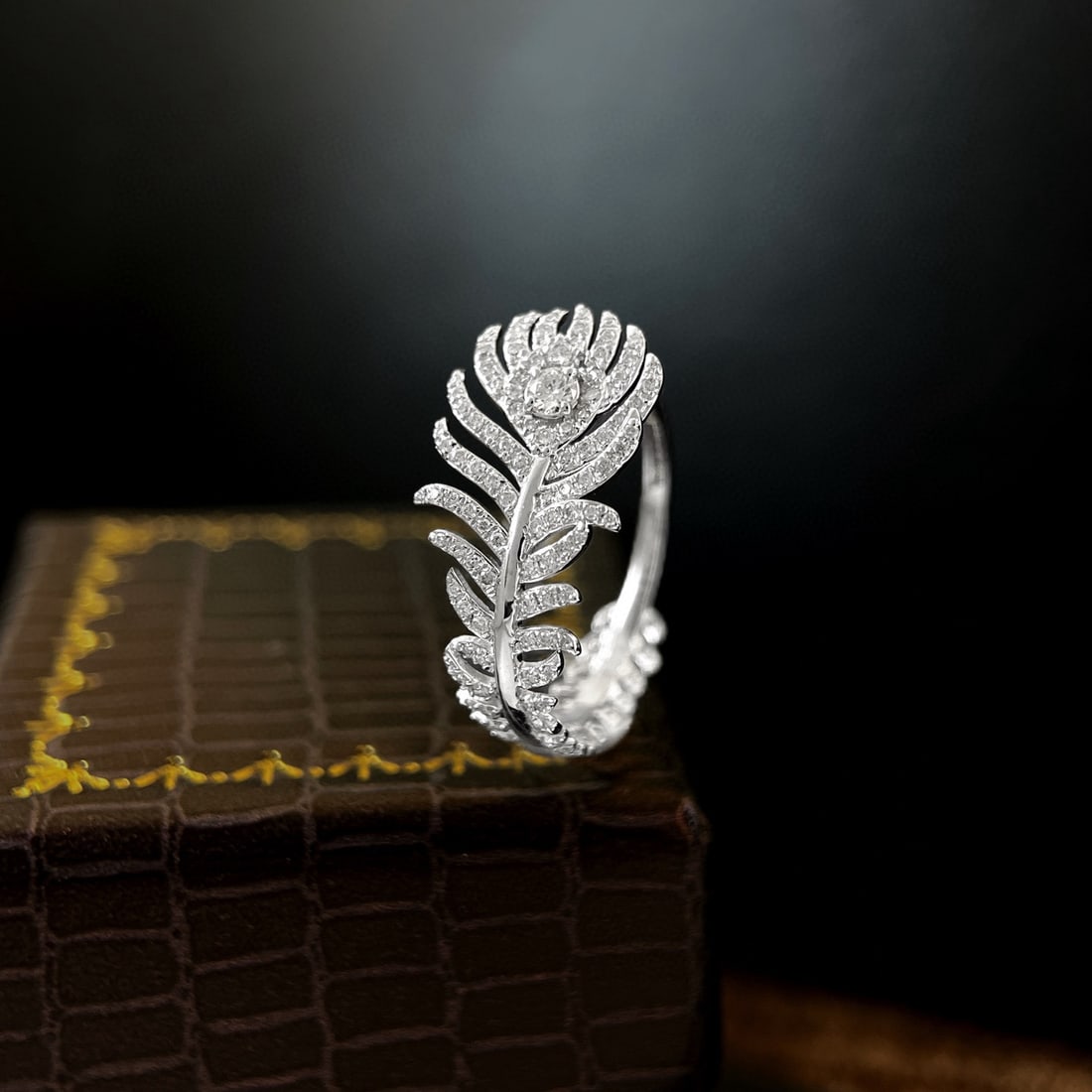 14k Gold 0.45 Ct Natural H Diamond Ring - 2