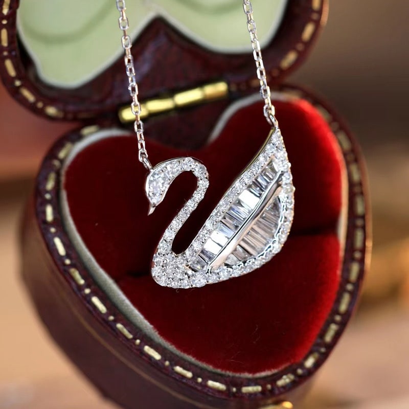 14k Gold 0.5 Ct Natural H Diamond Necklace - 3