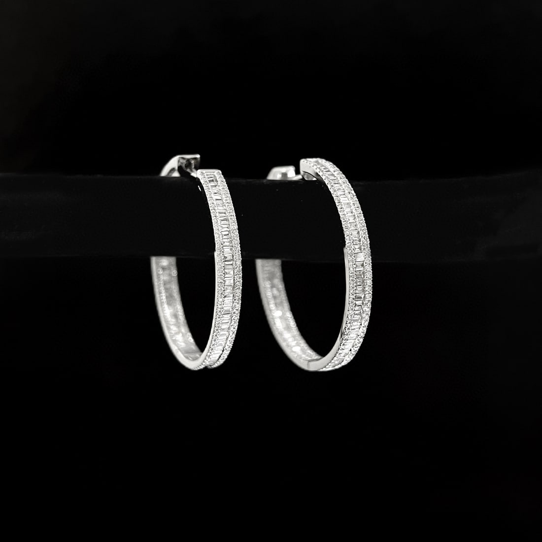 14k Gold 1.38 Ct Natural H Diamond Earrings (1 of 7)