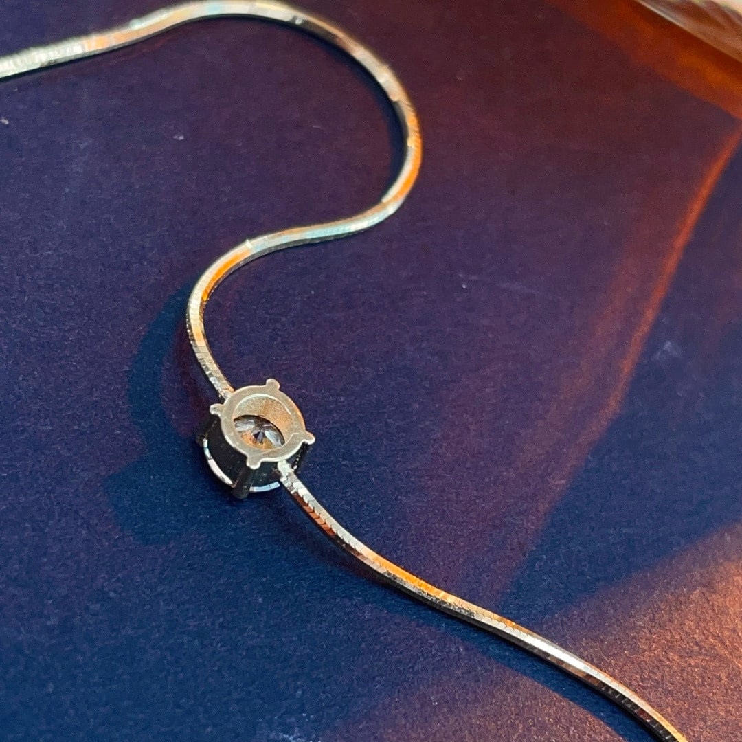 14k Gold 0.3 Ct Natural H Diamond Bracelet - 2