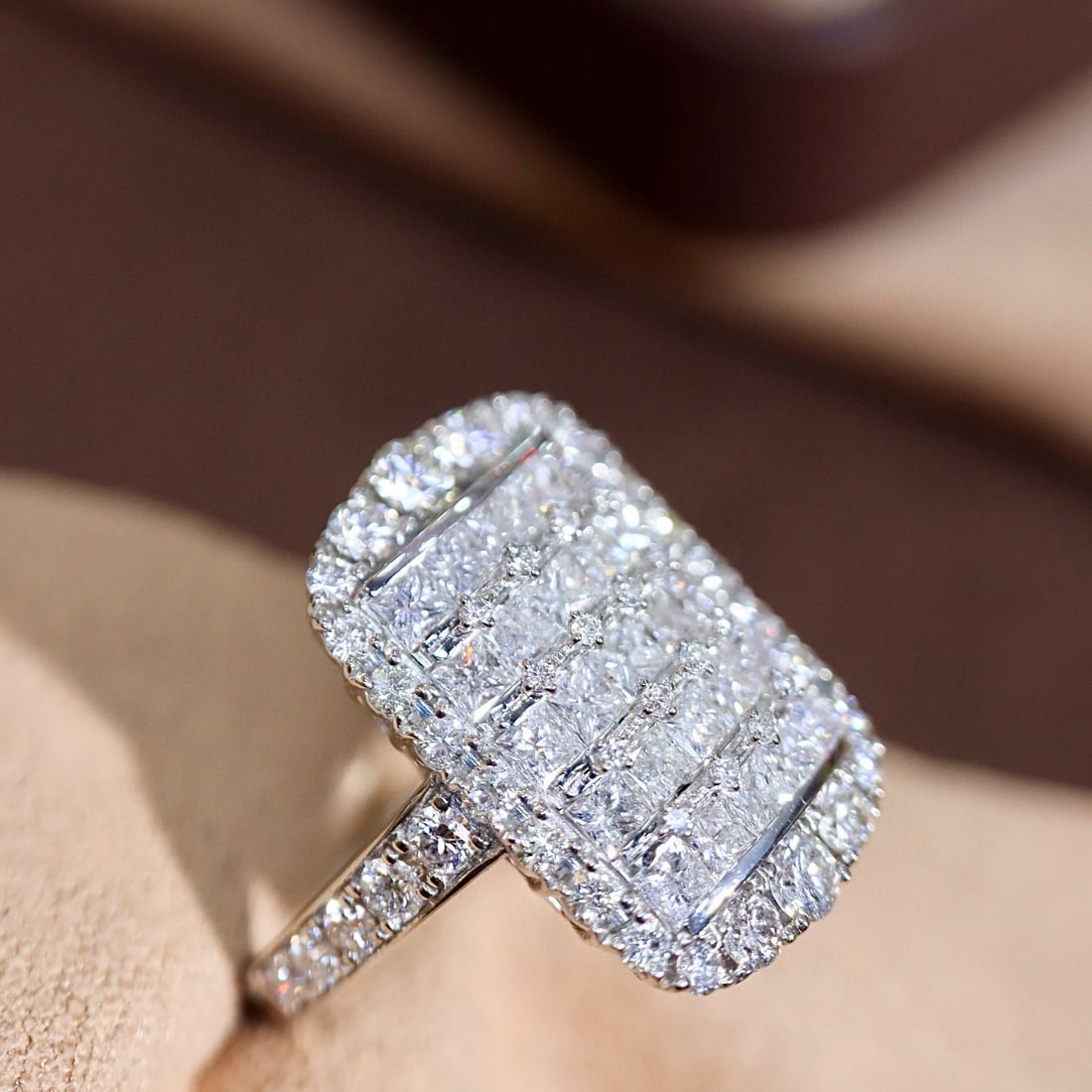 14k Gold 2 Ct Natural H Diamond Ring - 3