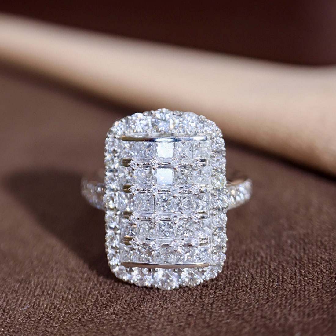 14k Gold 2 Ct Natural H Diamond Ring - 5