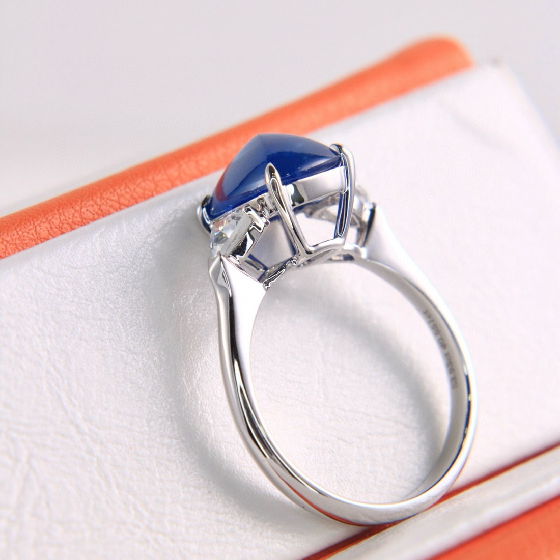 14k Gold 4.48 Ctw Natural Sapphire & Sapphire Ring - 6