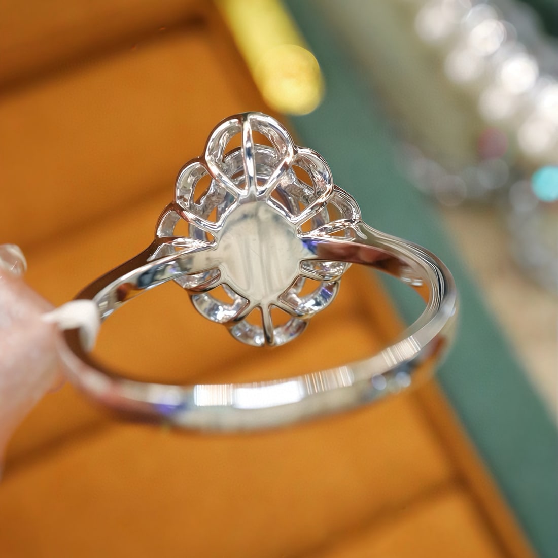 14k Gold 1.35 Ctw Natural Sapphire & Diamond Ring - 4