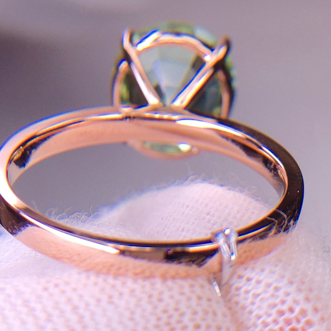 14k Gold 5.65 Ct Natural Tourmaline & Diamond Ring - 5