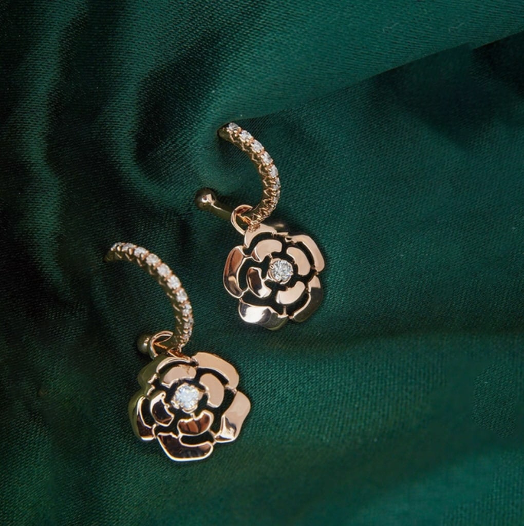 14k Gold 0.20 Ct Natural H Diamond Earrings: Ref:231090033 // gold content:14k gold // main gemstone:diamond // shape:round // carat weight:0. 20ct // clarity grade:vs-si // color:h // treatment:natural // cut grade:g // Condition: NewLow