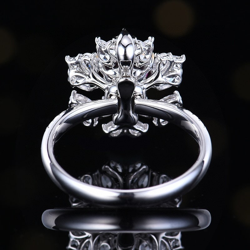 14k Gold 1.56 Ctw Natural Ruby & Diamond Ring/pendant( Without Chain ) - 4