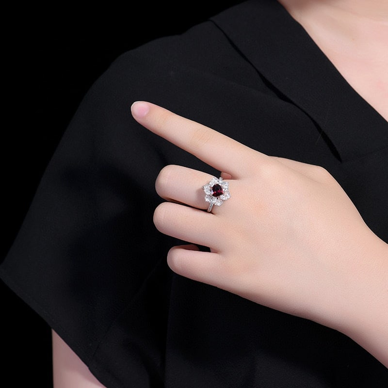 14k Gold 1.56 Ctw Natural Ruby & Diamond Ring/pendant( Without Chain ) - 7