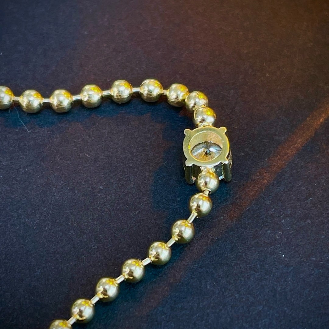 14k Gold 0.3 Ct Natural H Diamond Bracelet - 4