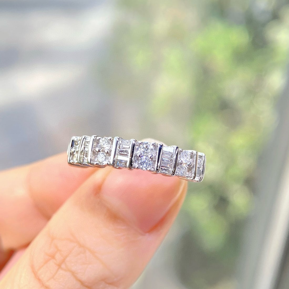 14k Gold 0.5 Ct Natural H Diamond Ring - 2