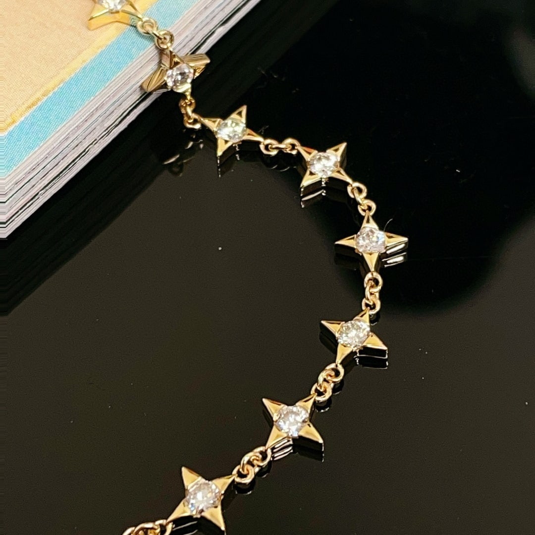 14k Gold 1.15 Ct Natural H Diamond Bracelet - 2