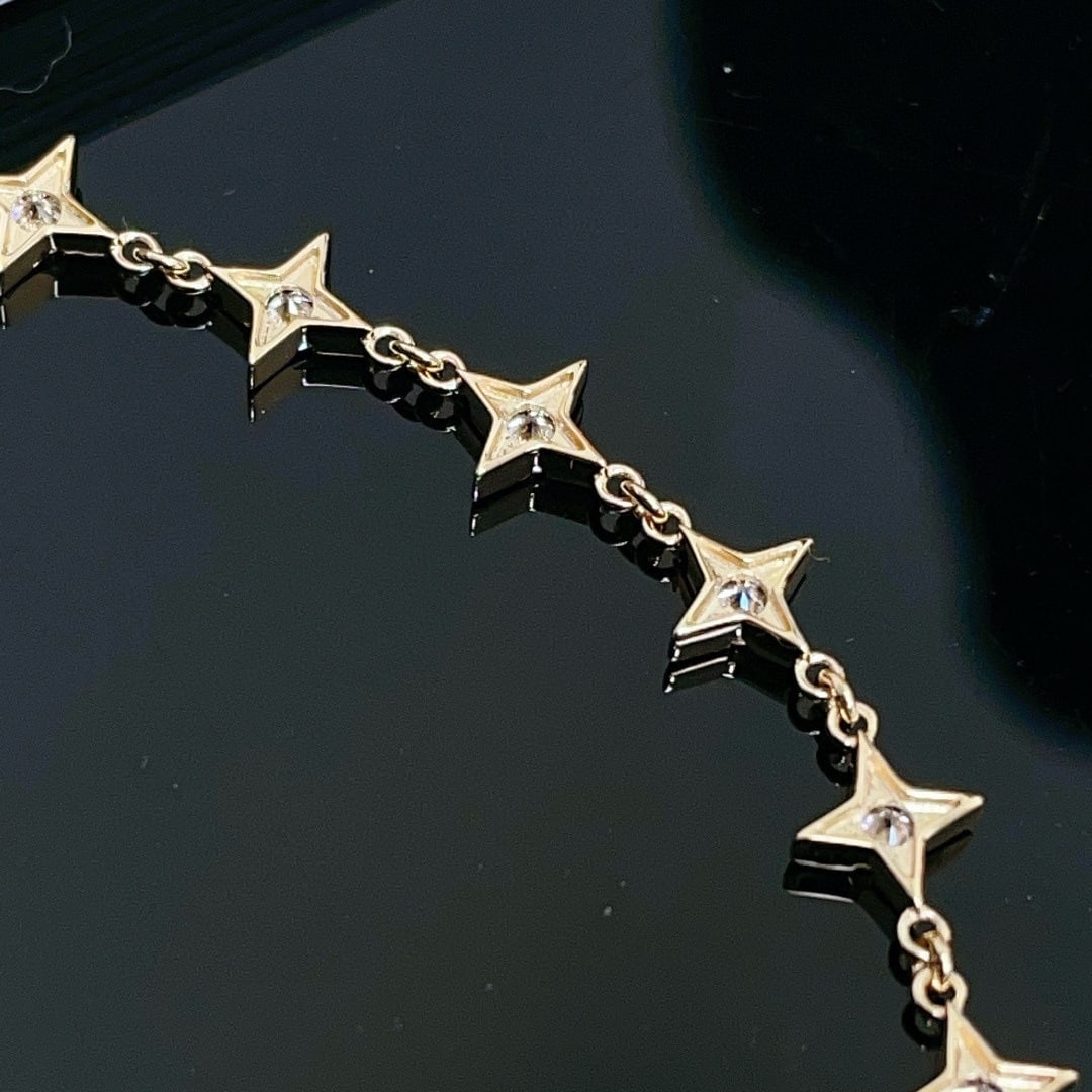 14k Gold 1.15 Ct Natural H Diamond Bracelet - 5