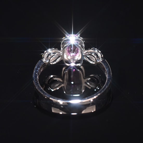 14k Gold 0.66 Ctw Natural Sapphire & Diamond Ring - 5