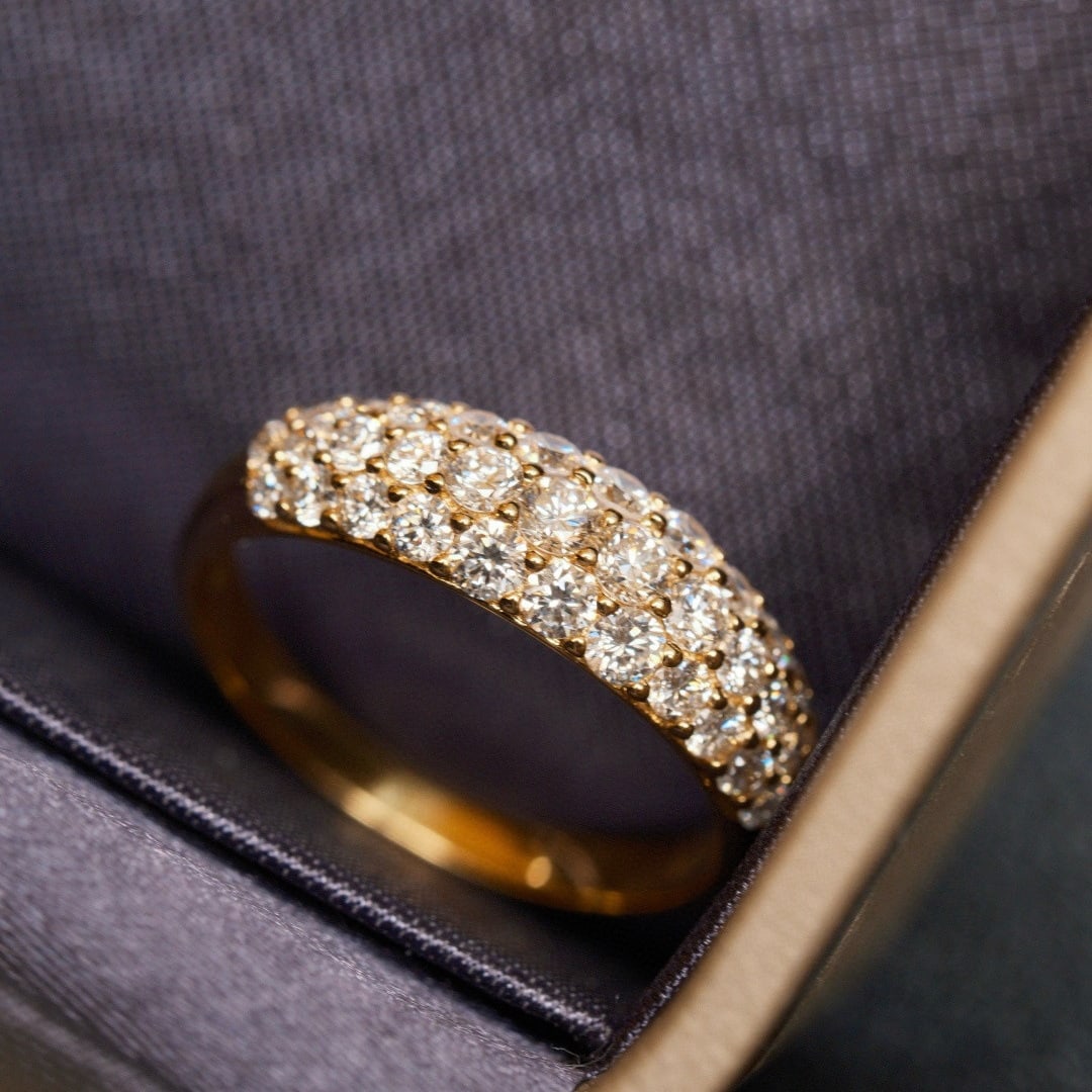 14k Gold 1 Ct Lab Grown Diamond Ring - 7