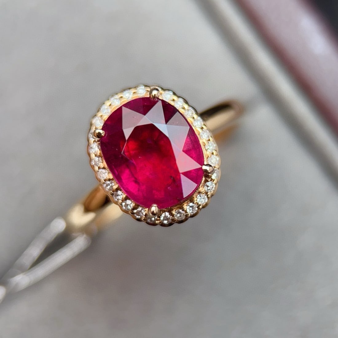 14k Gold 3.04 Ctw Natural Tourmaline & Diamond Ring - 2