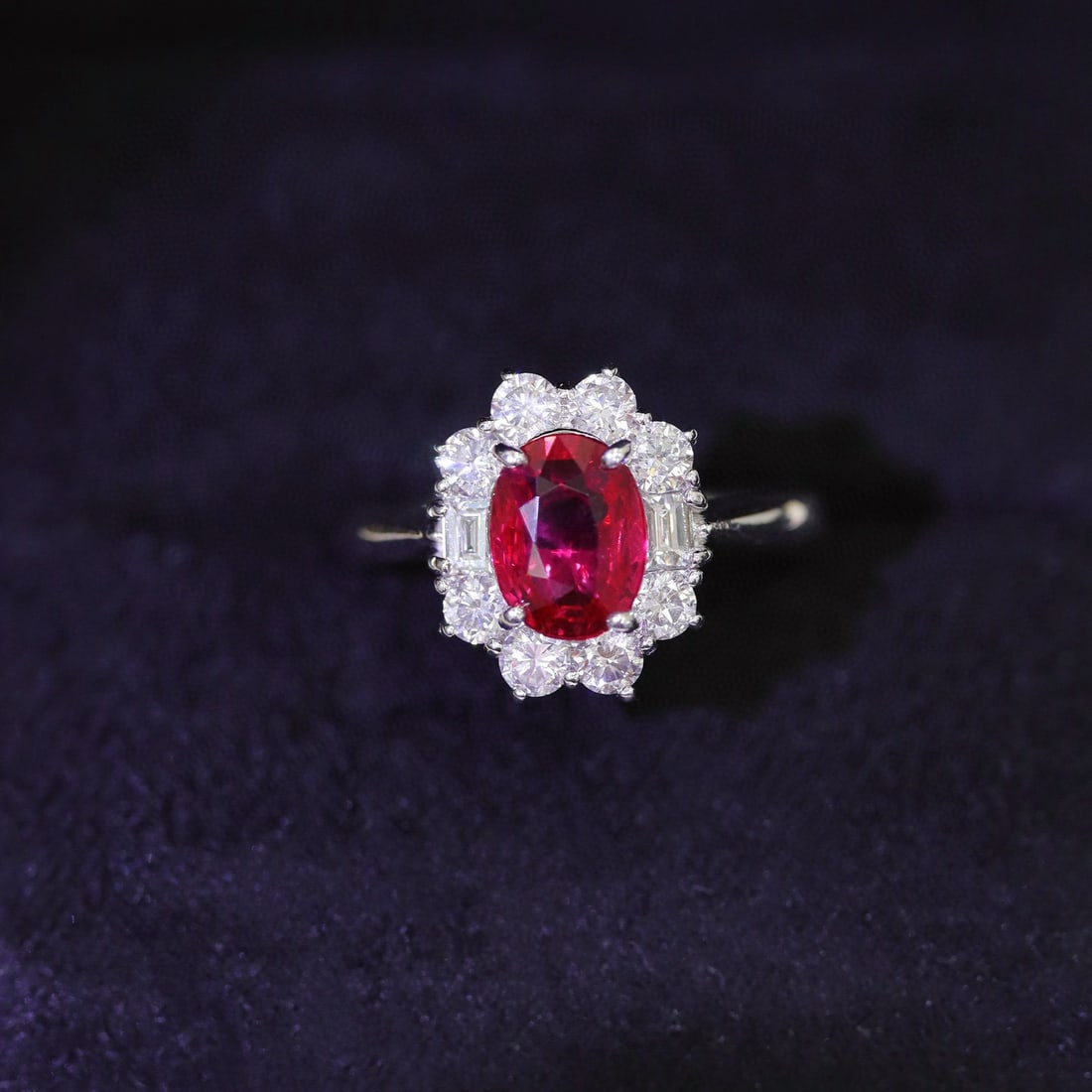 14k Gold 1.85 Ctw Natural Ruby & Diamond Ring (1 of 8)
