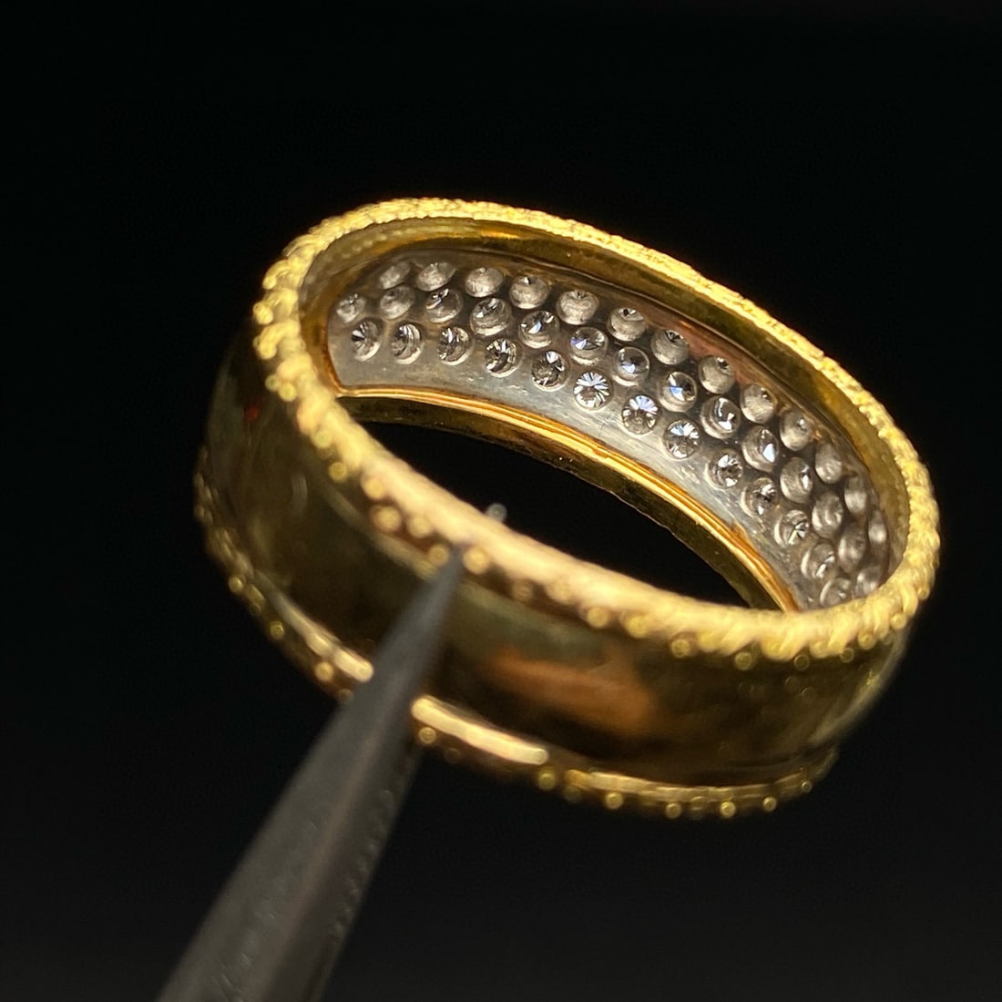 14k Gold 1.00 Ct Natural H Diamond Ring - 6