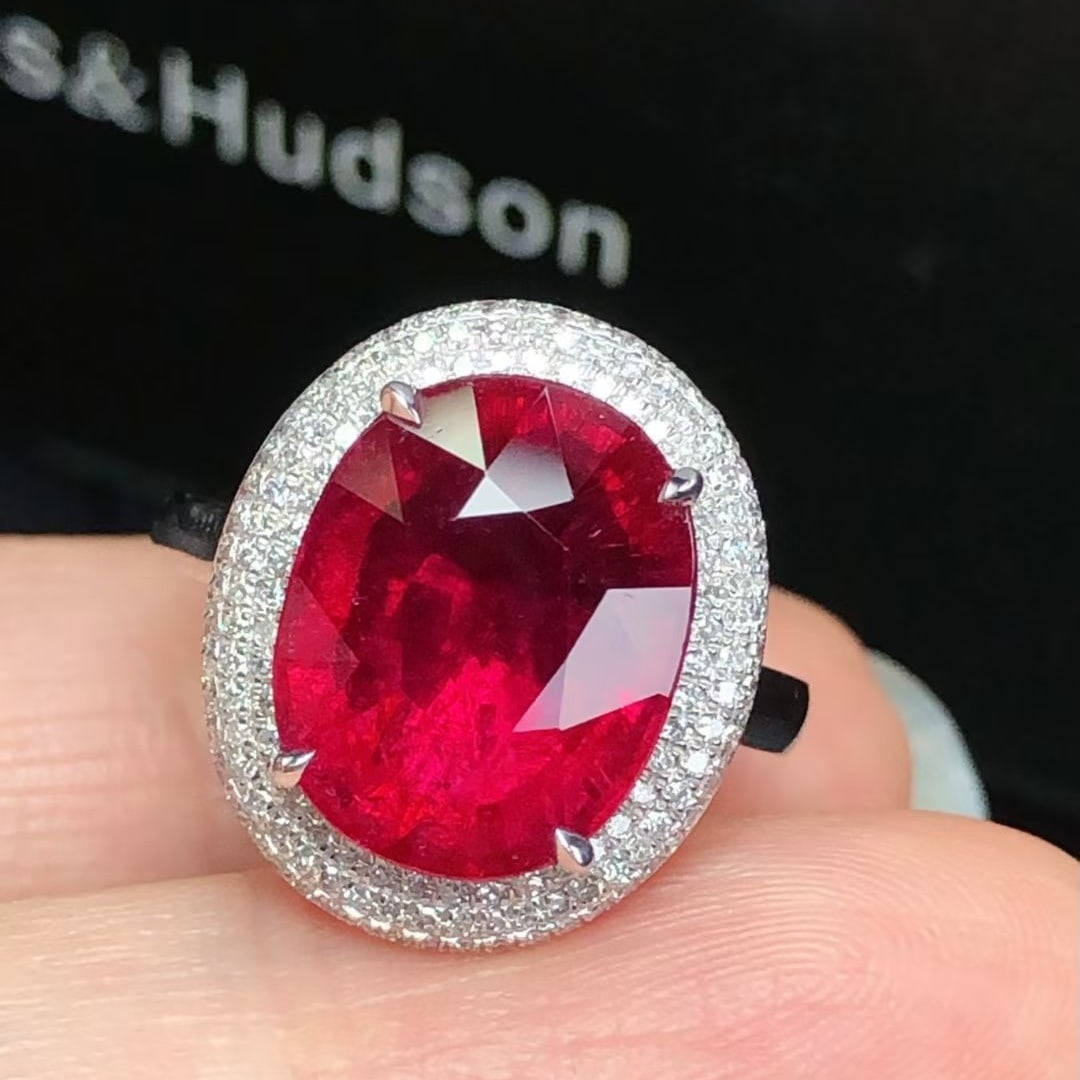 14k Gold 7.73 Ctw Natural Tourmaline & Diamond Ring - 2