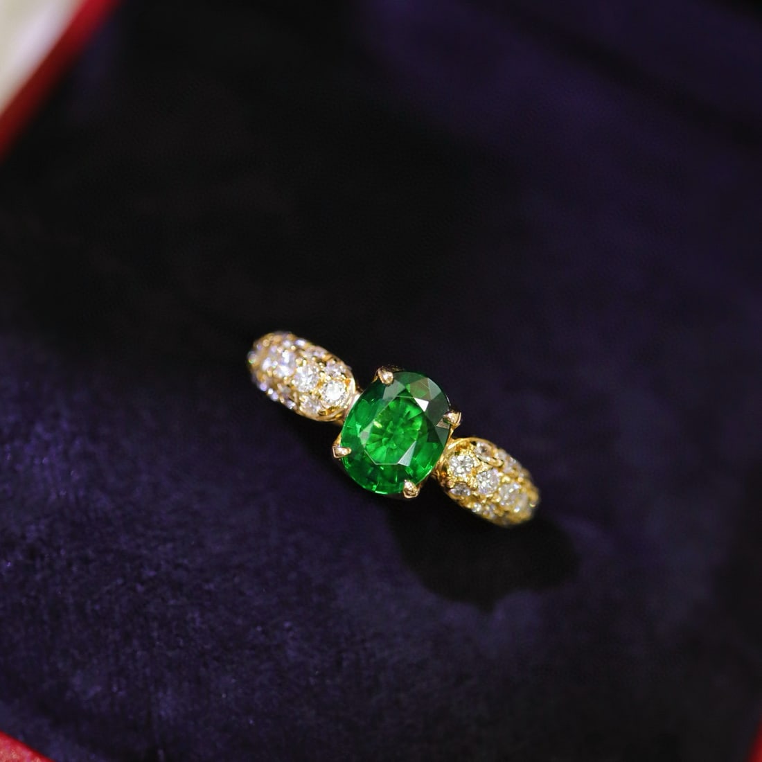 14k Gold 1.74 Ctw Natural Tourmaline & Diamond Ring - 6