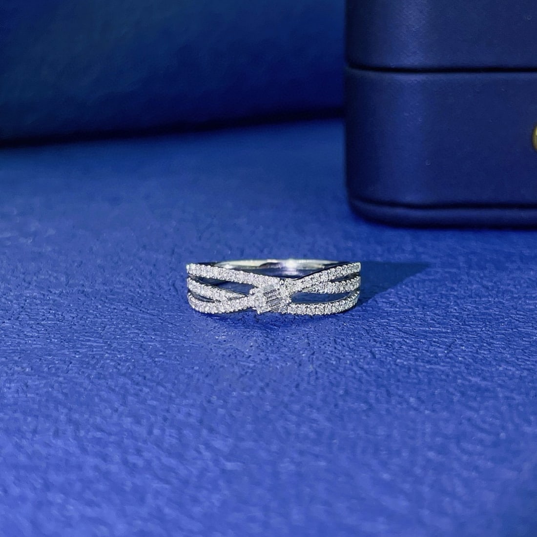 14k Gold 0.41 Ctw Natural H Diamond Ring - 2