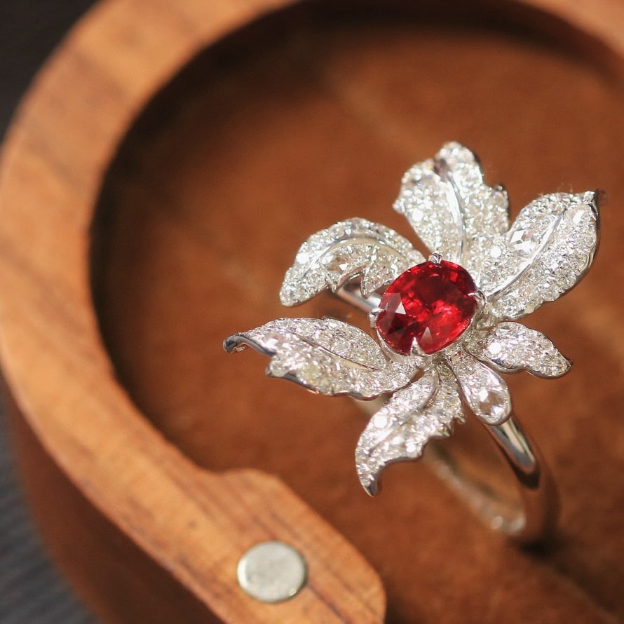 14k Gold 1.75 Ctw Natural Ruby & Diamond Ring - 3