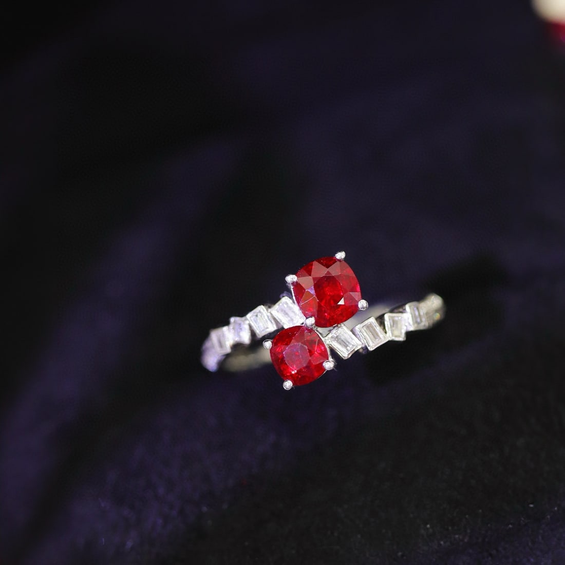 14k Gold 1.35 Ctw Natural Ruby & Diamond Ring - 5