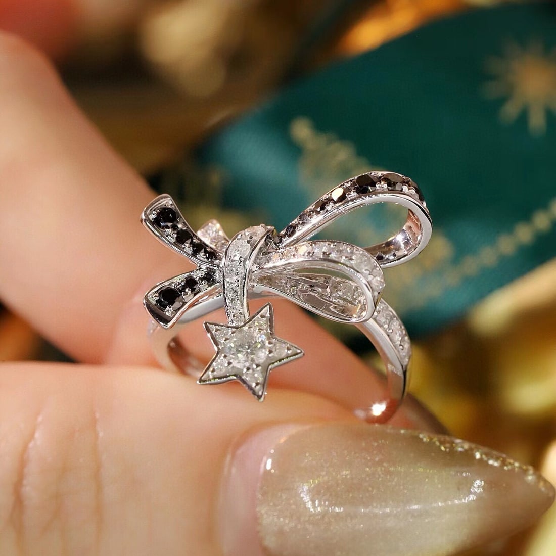 14k Gold 1 Ct Natural Color Diamond Ring - 4