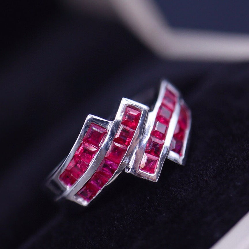 14k Gold 1.12 Ct Natural Ruby Ring - 2