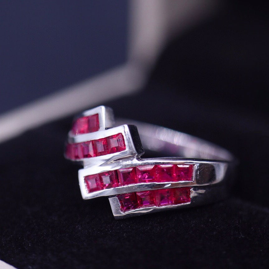 14k Gold 1.12 Ct Natural Ruby Ring - 3