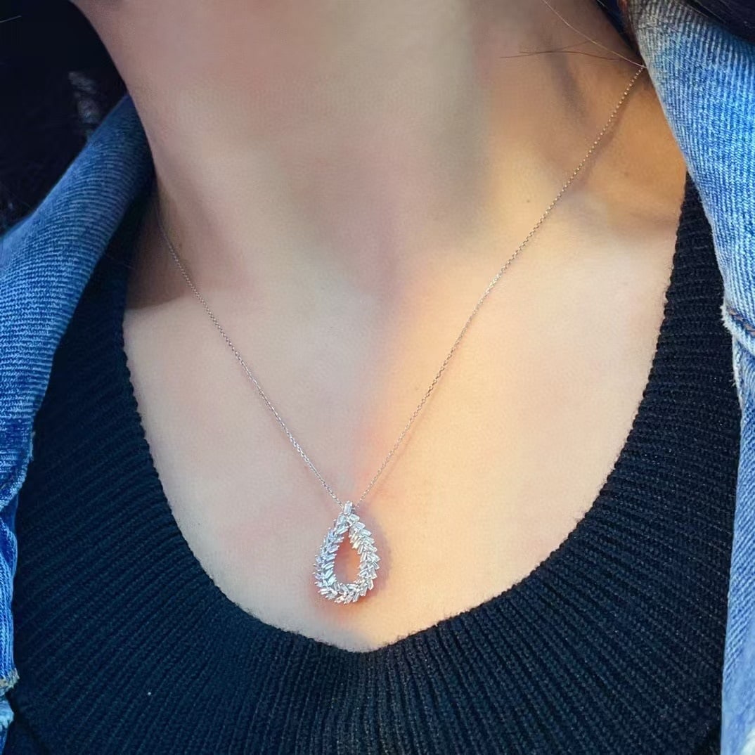 14k Gold 0.90 Ctw Natural H Diamond Jewelry Set - 5