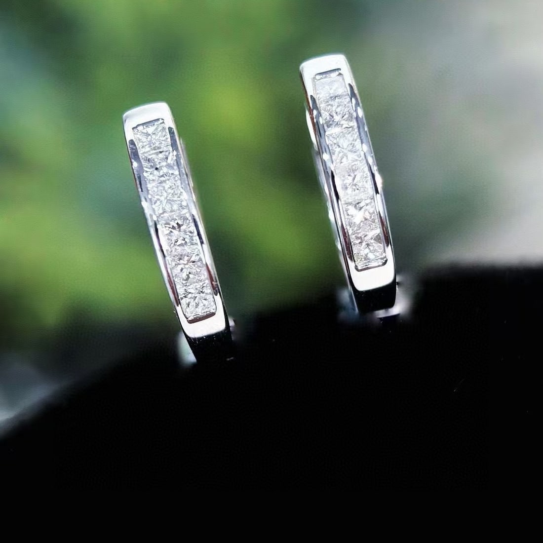 14k Gold 0.5 Ct Natural H Diamond Earrings - 3