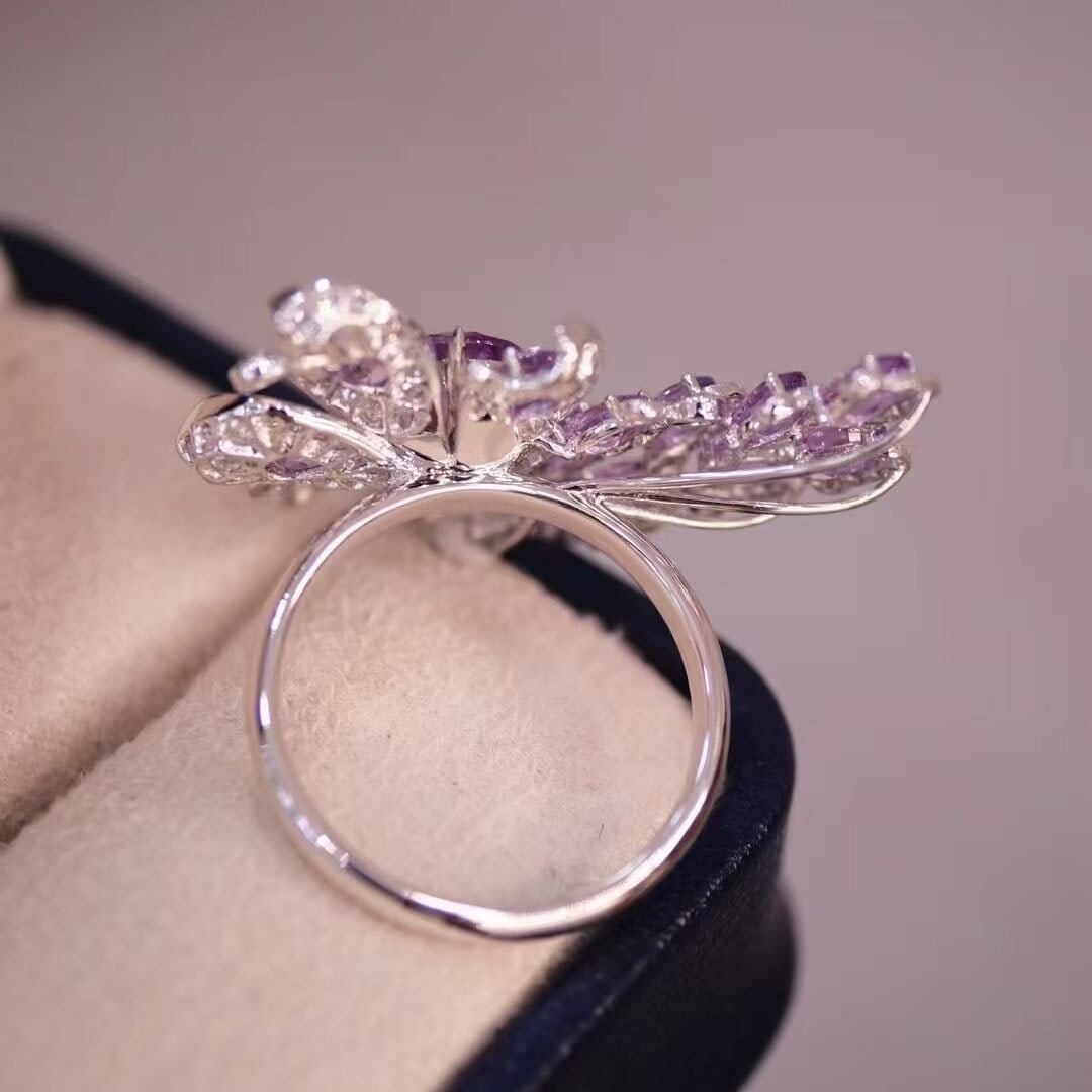 14k Gold 1.93 Ctw Natural Sapphire & Diamond Ring - 2