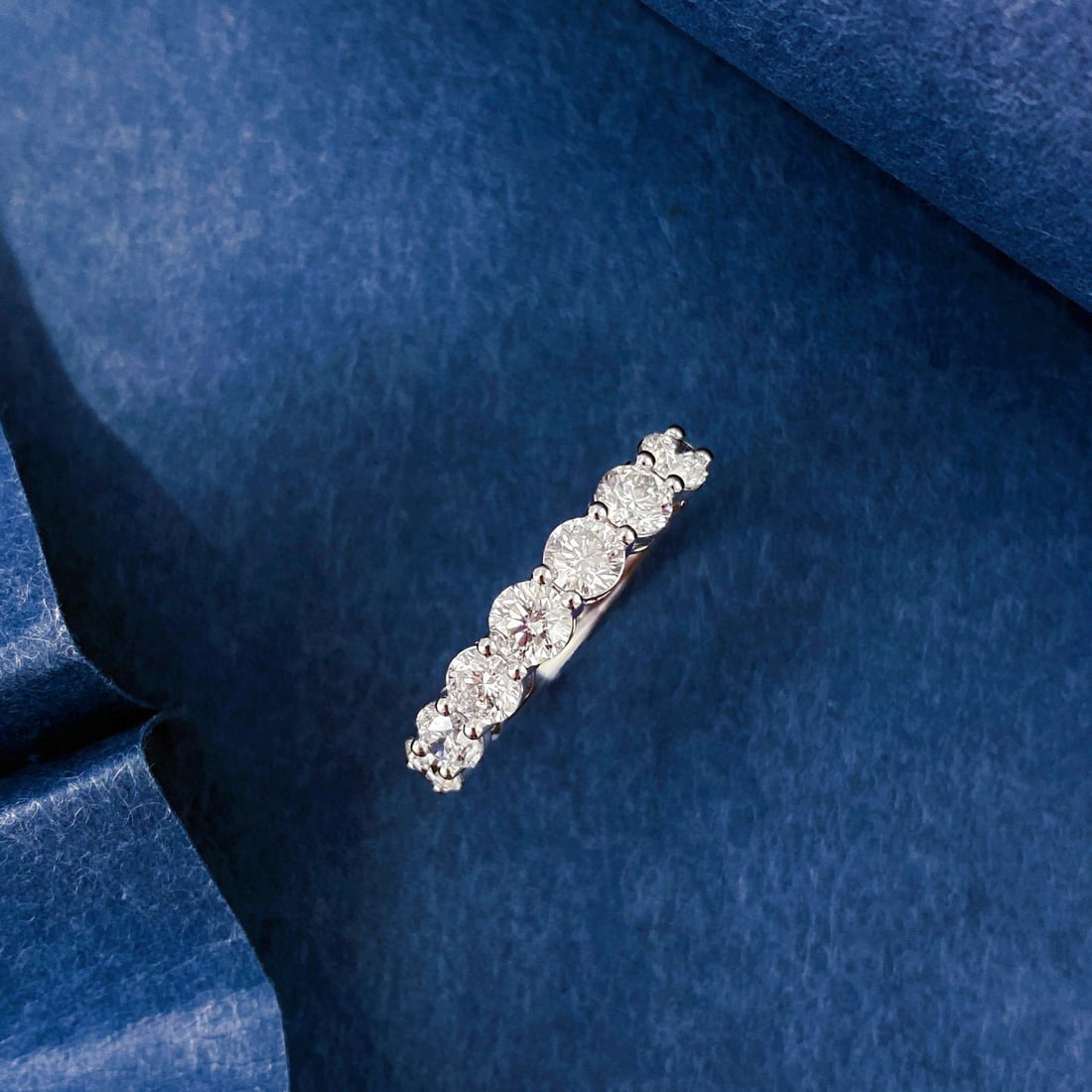 14k Gold 1.4 Ct Natural H Diamond Ring - 3