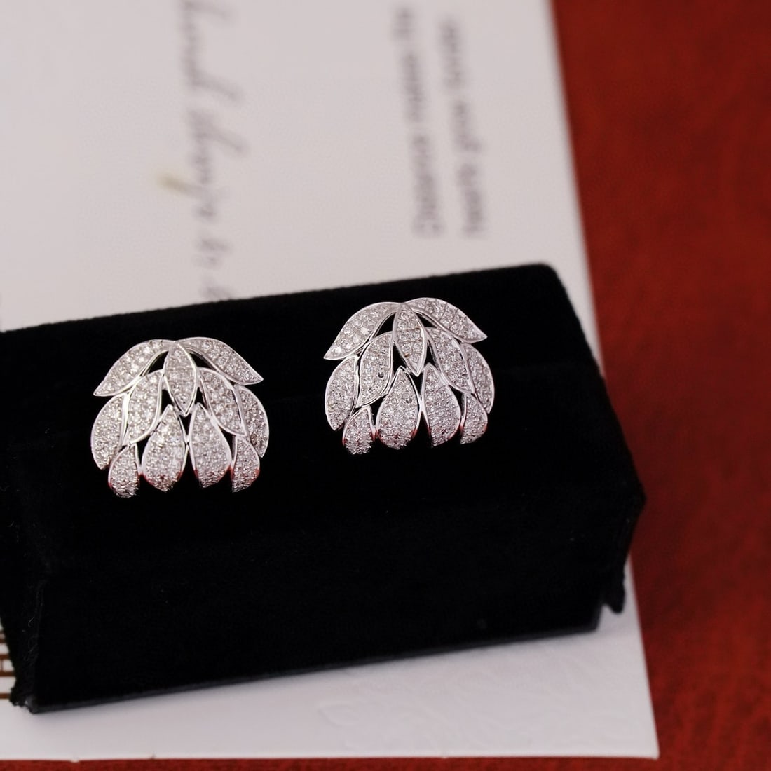 14k Gold 0.76 Ct Natural H Diamond Earrings (1 of 7)