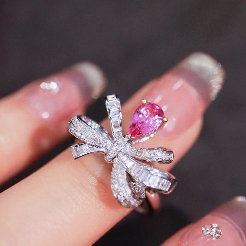 14k Gold 1.14 Ctw Natural Sapphire & Diamond Ring - 2