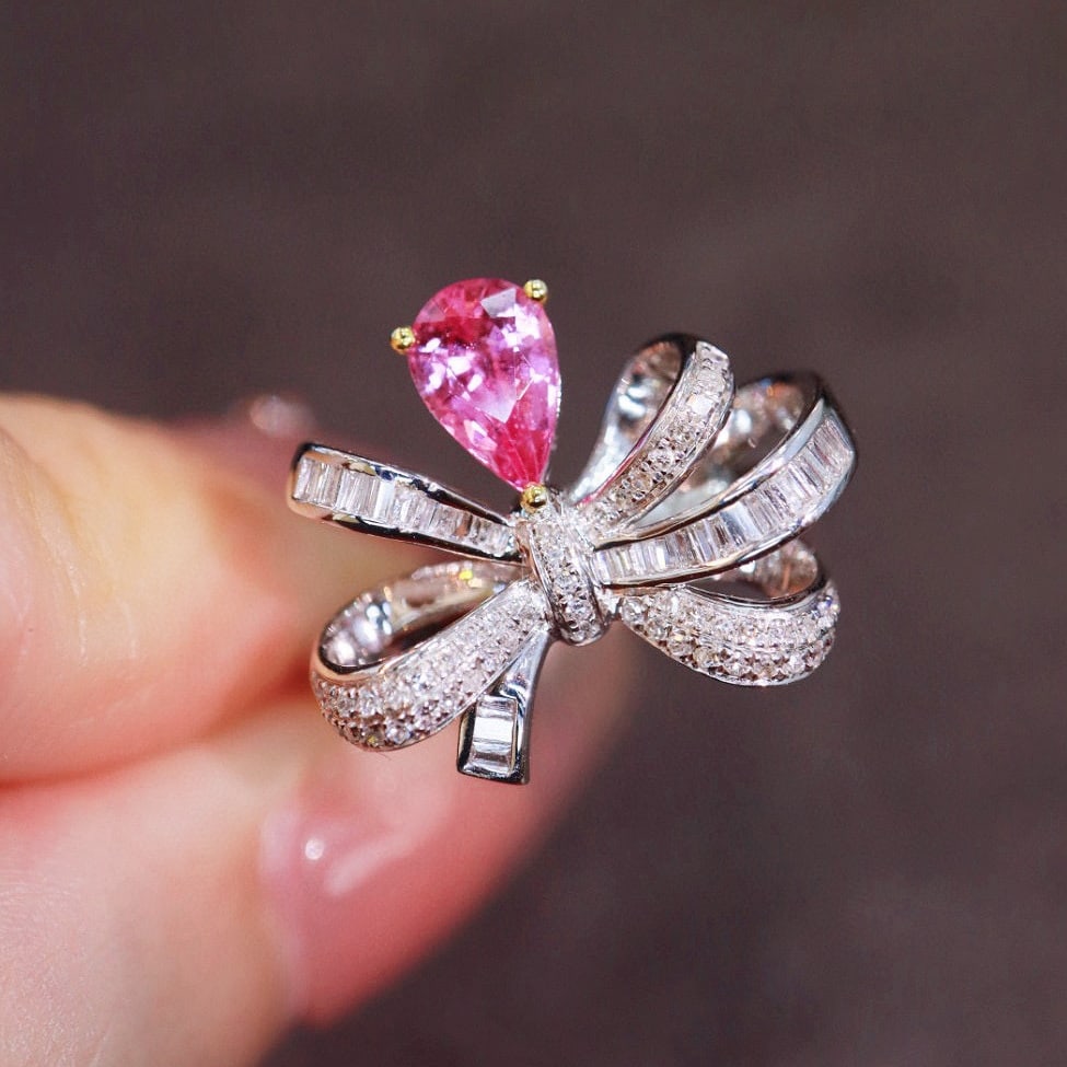 14k Gold 1.14 Ctw Natural Sapphire & Diamond Ring - 6